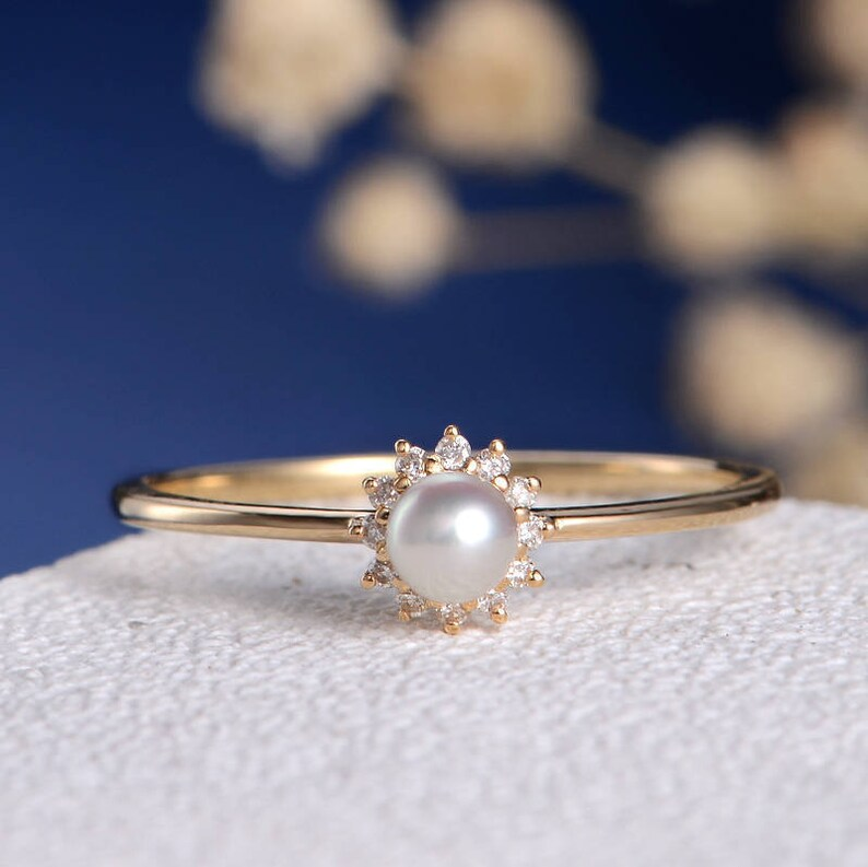 Pearl and Diamond Victorian Stacking Band II